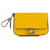 Baguette FENDI Clutch bags Other Yellow Leather  ref.1259363
