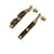 Hermès HERMES Earrings Brown Metal  ref.1259370