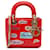 Lady Dior DIOR Handbags Red Leather  ref.1259376