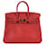 Birkin Hermès HERMES Handtaschen Rot Leder  ref.1259451