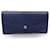 Sarah louis vuitton wallet Blue Leather  ref.1259532