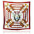 Hermès scarf Brown Silk  ref.1259558