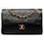 CHANEL Handbags Timeless/classique Black Leather  ref.1259618