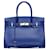 Hermès HERMES Handtaschen Birkin 30 Blau Leder  ref.1259623