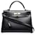 Hermès HERMES Handbags Kelly 32 Black Leather  ref.1259625