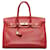 Birkin Hermès HERMES Handtaschen Rot Leder  ref.1259627