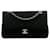 CHANEL Handbags Timeless/classique Black Cotton  ref.1259655