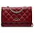 Wallet On Chain CHANEL Handtaschen Rot Leder  ref.1259679