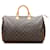 Speedy LOUIS VUITTON Handbags Brown Cloth  ref.1259724