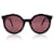 óculos de sol Cartier Preto Plástico  ref.1259852
