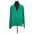 Saint Laurent Silk shirt Green  ref.1259910