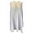 Autre Marque Emilia Wickstead Branca / Vestido de algodão sem mangas com estampa floral azul Multicor  ref.1259934