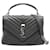 Saint Laurent College Medium Chevron Quilted Leather 2-Ways Envelope Bag Black  ref.1259943