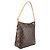 Looping Monograma Louis Vuitton Canvas Speedy 30 Bolsa Marrom - vista 2