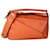 LOEWE Calfskin Medium Puzzle Bag in Coral Orange Leather  ref.1259974