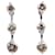 Autre Marque White Gold Earrings with Natural Diamonds Brown  ref.1259976