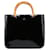 GUCCI Totes Patent leather Black Bamboo  ref.1259987
