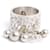 Chanel 06C Anello TDD53/54 Resort 06 in metallo argento anello traforato US6 3/4  ref.1260037