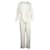 Nanushka Tie-front Jumpsuit in Ivory Lyocell White Cream  ref.1260058
