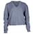 McQ Alexander McQueen V-neck Sweater in Grey Cashmere Wool  ref.1260059