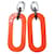 Hermès Orange oversized earrings  ref.1260106