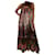 Autre Marque Mehrfarbiges ärmelloses Kleid mit geblümten Pailletten – Größe L Mehrfarben Polyester  ref.1260117