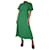 Autre Marque Vestido verde em crepe frente única - tamanho  ref.1260127