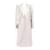 Alexander McQueen Drop Lapel Mantel Pink Seide Wolle  ref.1260153