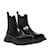 Alexander McQueen Exaggerated Sole Chelsea Boots Black Leather  ref.1260157