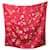 Hermès Pañuelos de seda Roja  ref.1260240