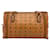 Bolso de hombro y mano MCM en color coñac marrón, bolso shopper con logo, tamaño mediano.  ref.1260308