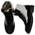 Chanel Botas de combate Negro Suecia Lienzo Goma  ref.1260312