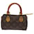 Louis Vuitton Mini Speedy Brown Cloth  ref.1260367