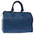 Louis Vuitton Epi Speedy 25 Handtasche Toledo Blau M43015 LV Auth 67092 Leder  ref.1260476
