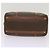 Céline CELINE Borsa Boston in tela macadam PVC Marrone Auth am5885 - vista 5