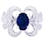 Autre Marque Mellerio ring "Queen of Hearts Désirée" white gold, diamants, sapphire. Diamond  ref.1260535