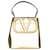 Valentino Supervee Logo Tote Bag Golden Leather  ref.1260568