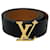 Cinturón reversible Louis Vuitton LV Initiales de 40 mm en negro y marrón claro. Cuero Metal  ref.1260777
