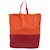 Céline Cabas Orange Leather  ref.1260841