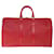 Louis Vuitton Keepall 45 Vermelho Couro  ref.1260970