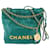 Chanel C22 Green Leather  ref.1261308