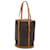 Louis Vuitton Bucket GM Brown Cloth  ref.1261358