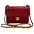 Chanel Matelassé Rot Leder  ref.1261476