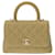 Coco Handle Chanel Coco-Griff Beige Leder  ref.1261683