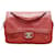 Chanel Sac à Rabat Red Leather  ref.1261780