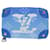 LOUIS VUITTON Weicher Koffer Blau Leder  ref.1261800