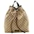 Gucci Drawstring Brown Cloth  ref.1261939