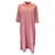 Autre Marque Casey Casey Pink Crinkled Oversized Button-Front Midi Dress Cotton  ref.1261965