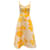 Autre Marque Emilia Wickstead Yellow Moire Elvita Rose Print Dress Polyester  ref.1261967