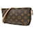Louis Vuitton Pochette Accessoires Brown Cloth  ref.1262143